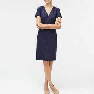 J. Crew Navy Cap-Sleeve Dress NWT size 0